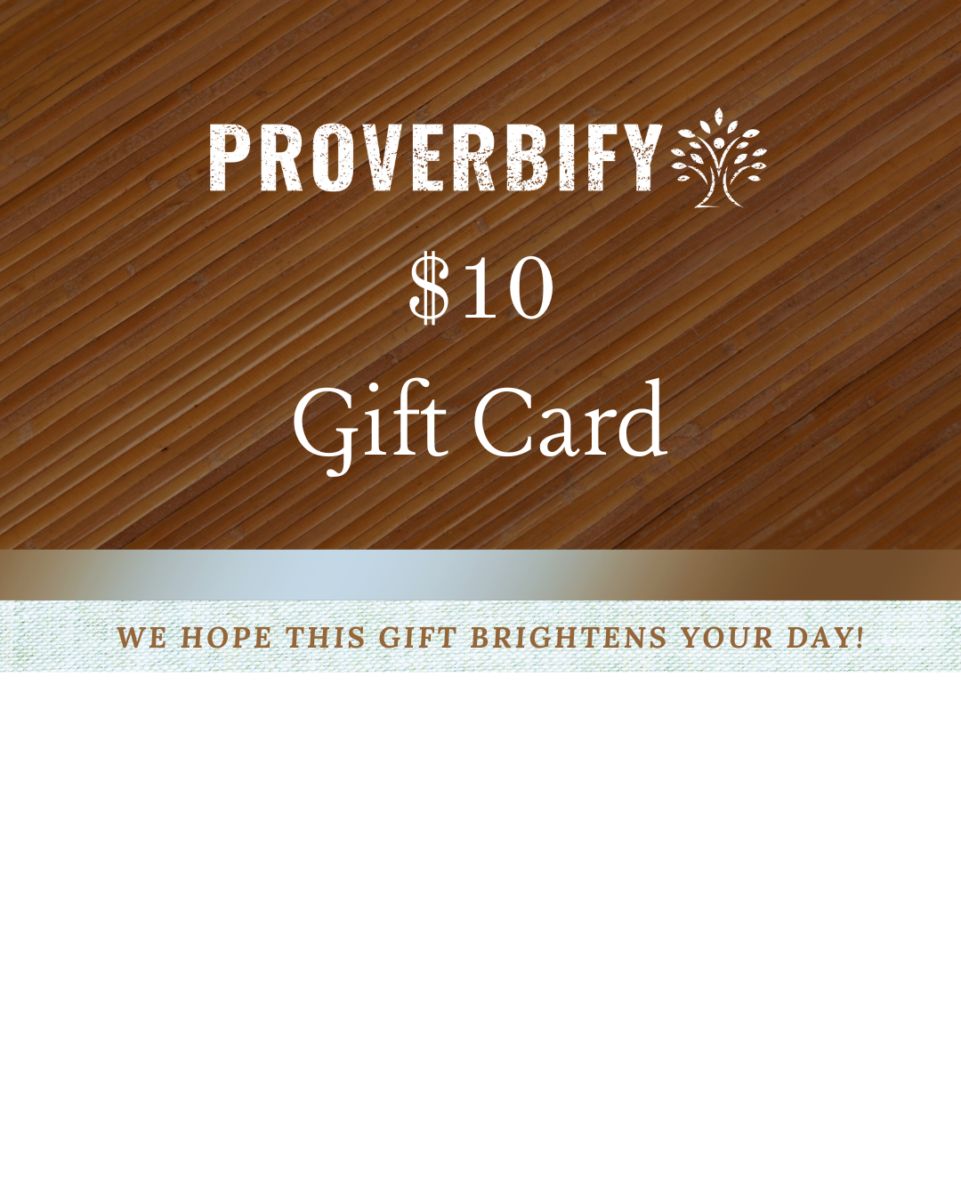 Proverbify Gift Card