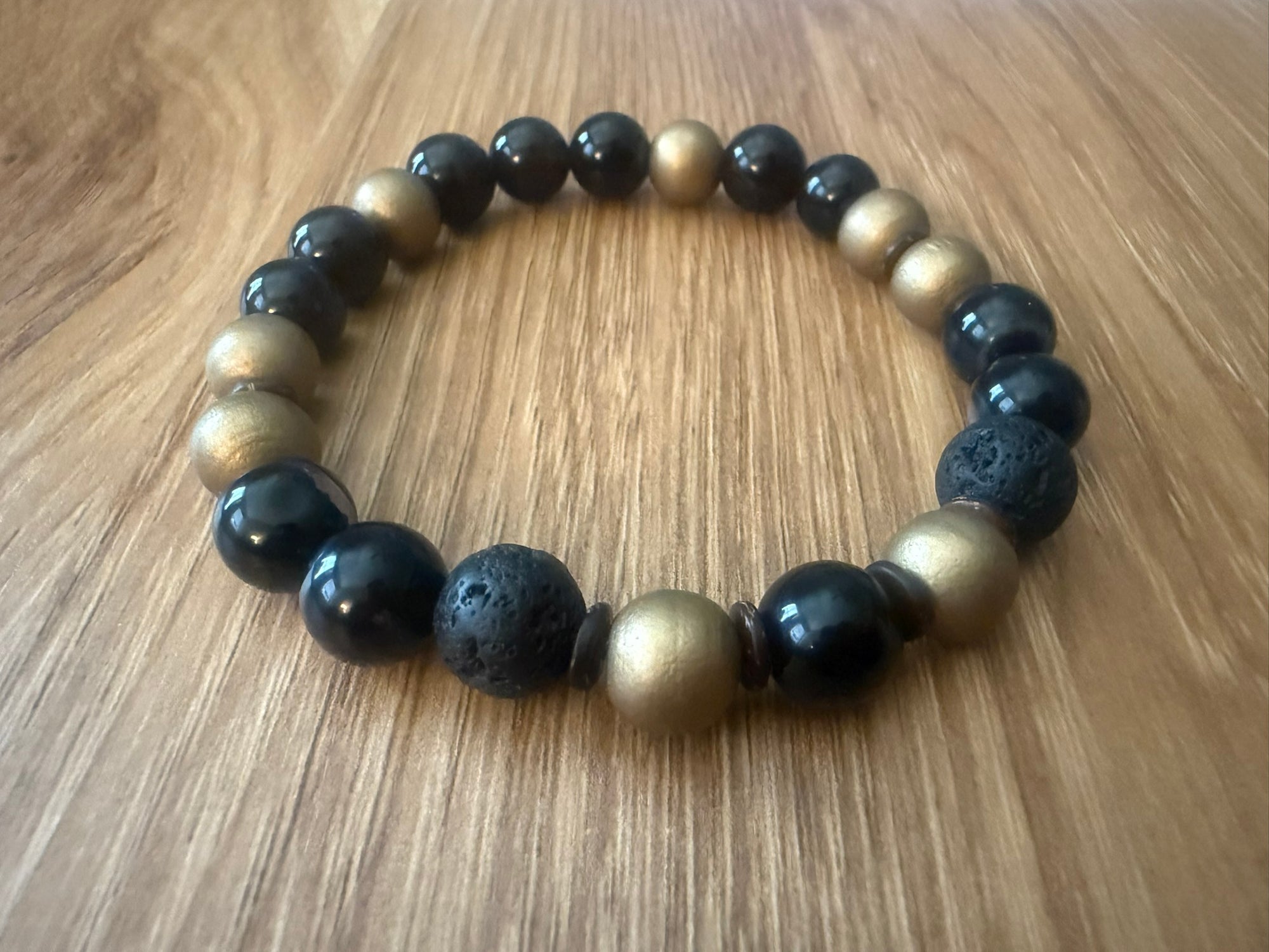 Rooted in Strength Diffuser Beaded Bracelet