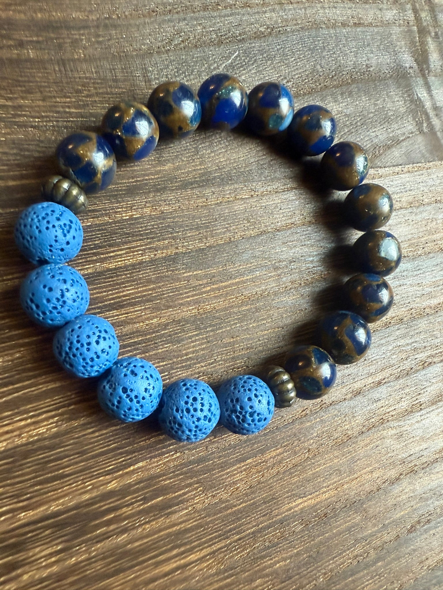 Waves of Wisdom Diffuser Beaded Bracelet