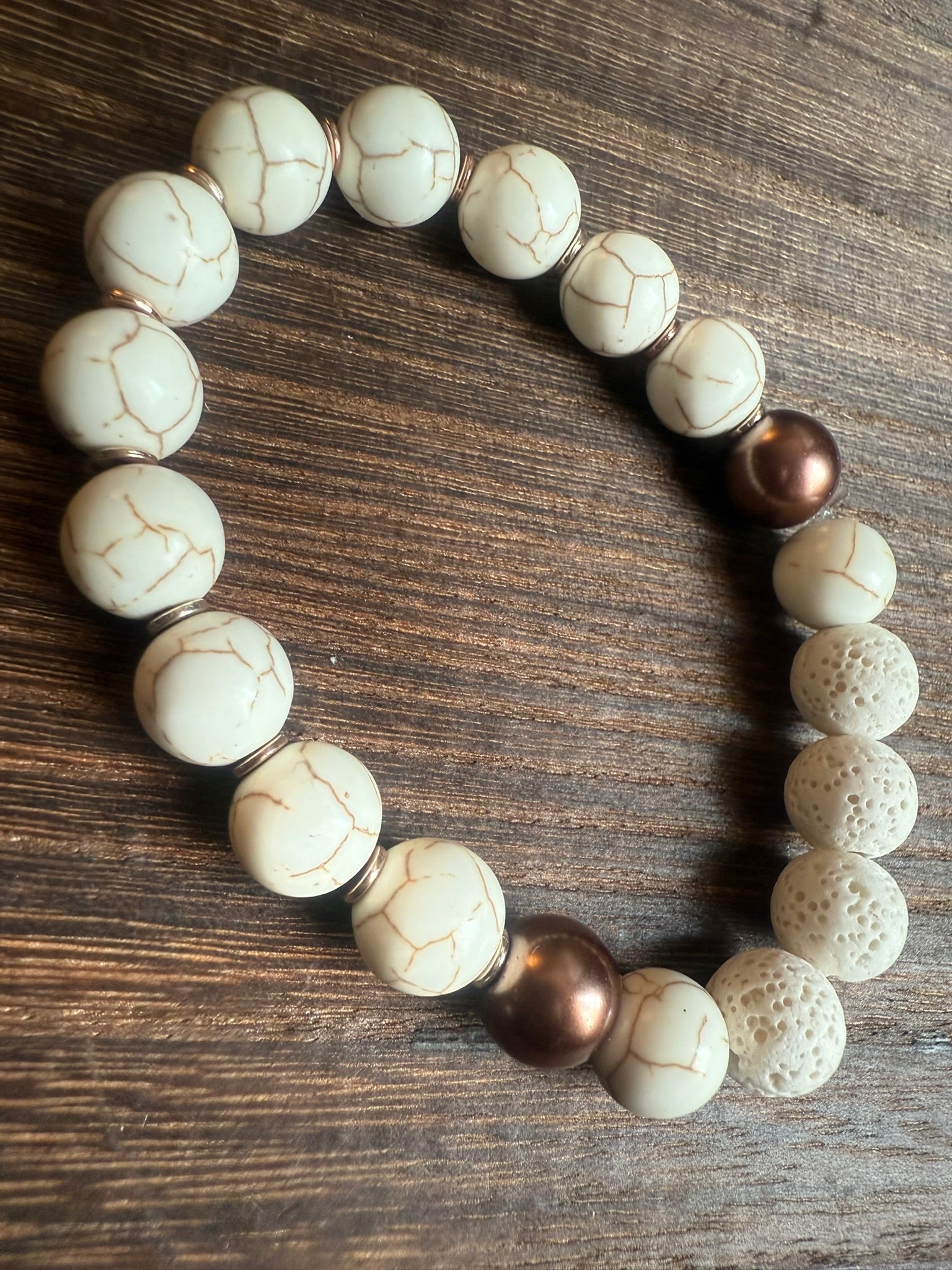 Sacred Light Diffuser Beaded Bracelet