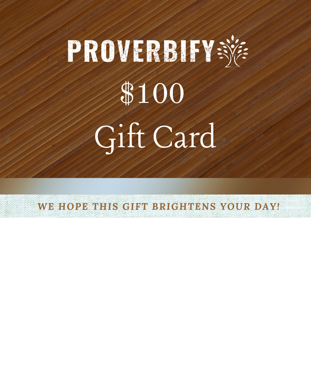 Proverbify Gift Card