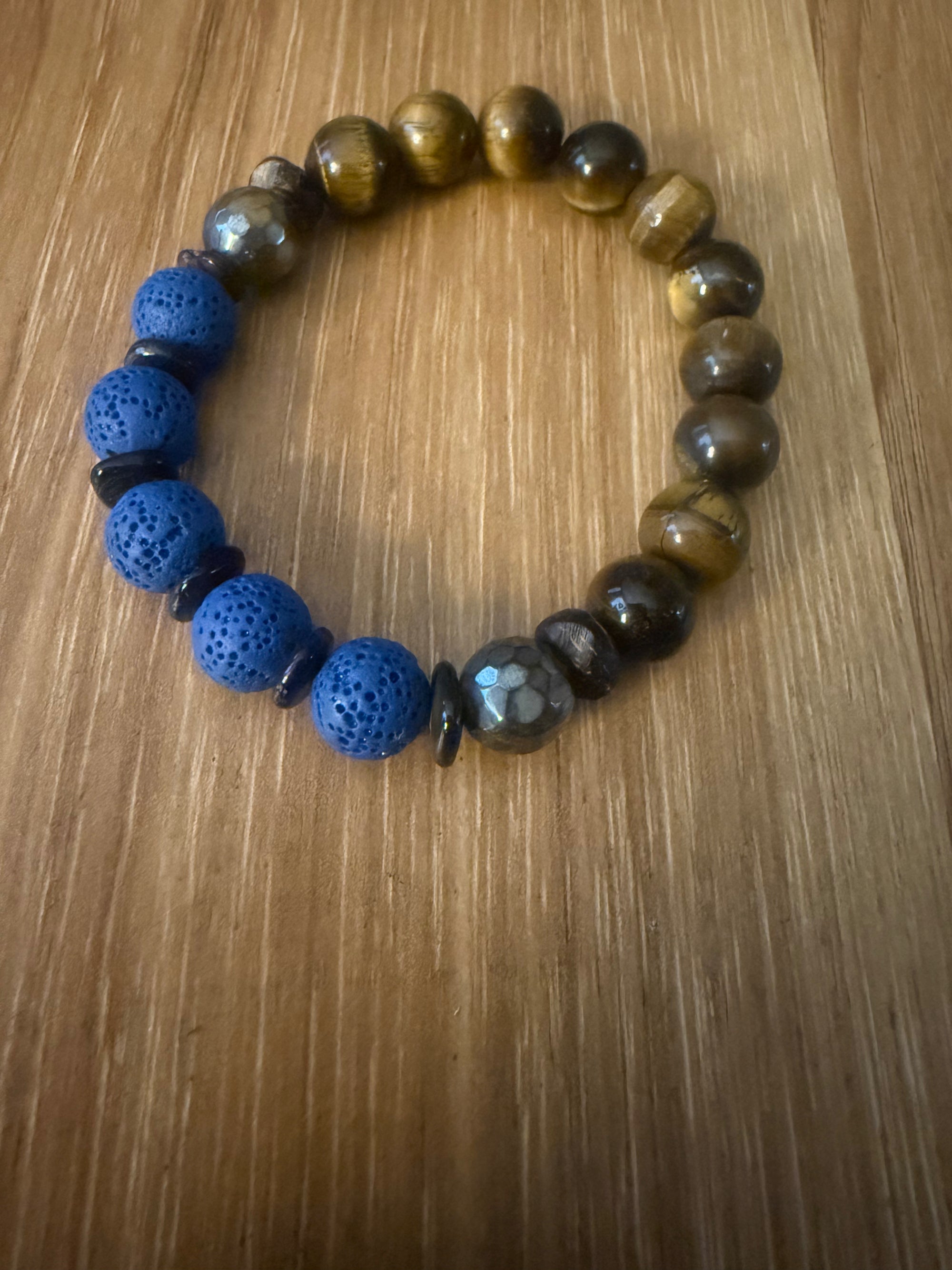 Courageous Flow Diffuser Beaded Bracelet