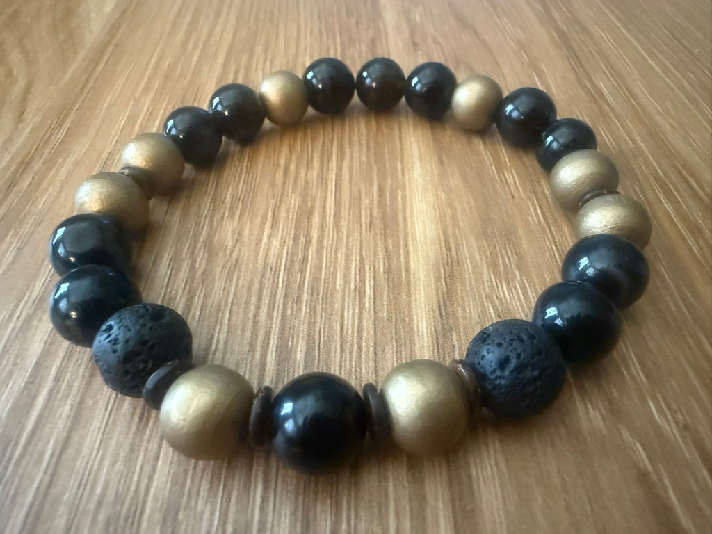 Rooted in Strength Diffuser Beaded Bracelet