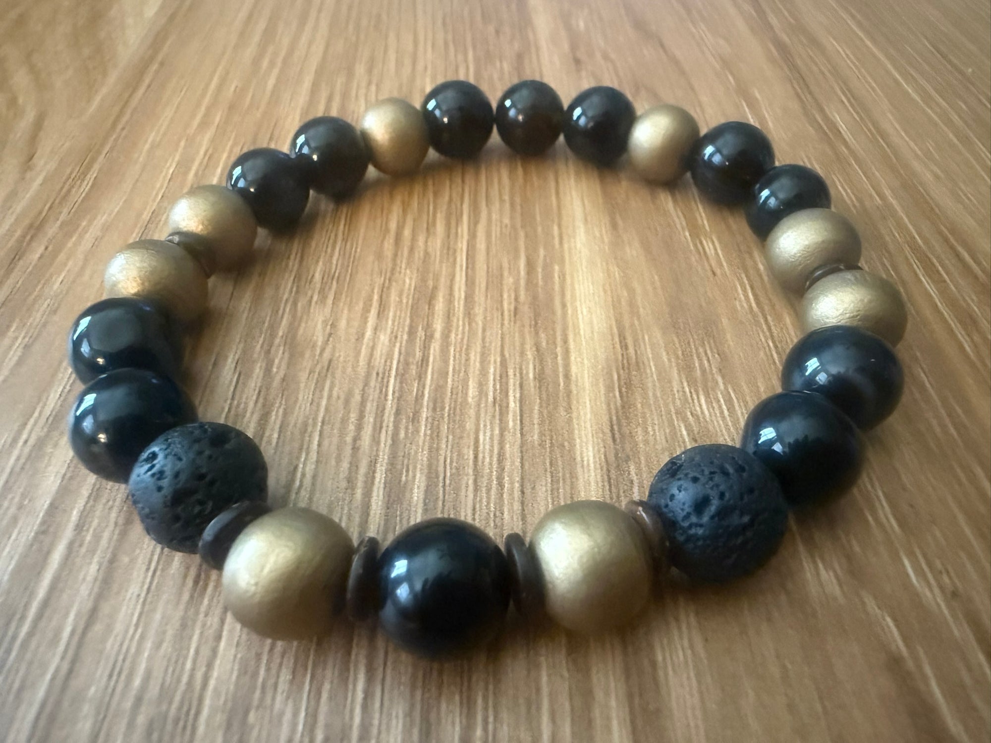 Rooted in Strength Diffuser Beaded Bracelet